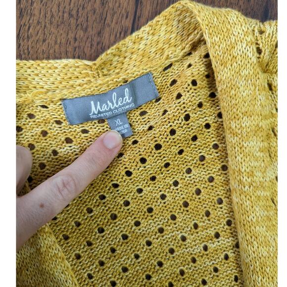 Marled Duster Knit Cardigan XL - Picture 4 of 8